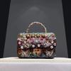 2025 Women's Luxury Designer Rhinestone Messenger Bag Retro Fashion Butterfly Diamond Handbags With Metal Chain Shoulder Bag