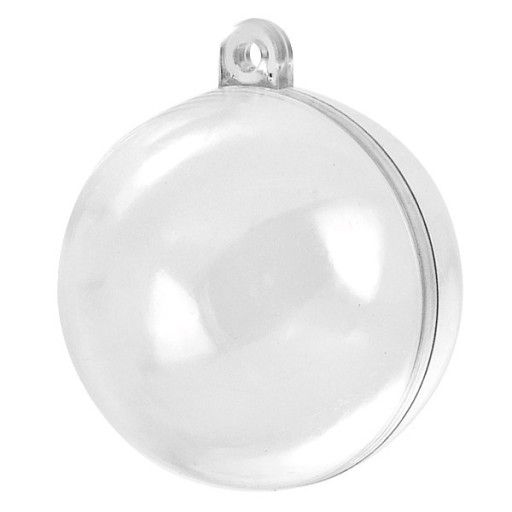 35232-BN ACRYLIC BALL 10cm FULL FOLDABLE BALL BALLS TRANSPARENT PLASTIC