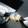 CHENXI Premium Mechanical Watch for Men Fully Automatic Fashion Square Skeleton Watch Men's Waterproof Mechanical Watch reloj