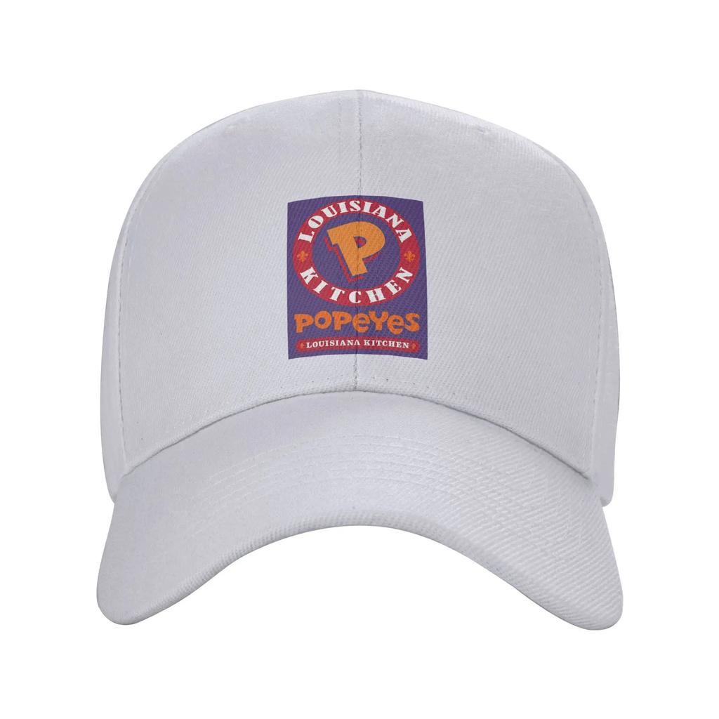 Unisex Baseball Hats Popeyes Louisiana Kitchen Logo Outdoor Streetwear Summer Sports Baseball Caps Hip Hop Cap Casquette Hats