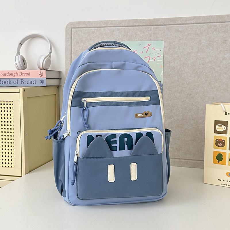 New Fashion Schoolbag Japanese Ins Small Fresh Casual Backpack Lightweight and Simple Student Backpack