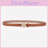 Leather Pearl Decor Belt For Women With Slim Fit Waist Accessories For Dresses And Trench Coats