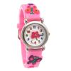 10pcs/Lot, Butterfly Watch 3D Silicone Strap Children Quartz Watch Kids Girl Boys Students Watches Wristwatch Gifts Wholeslaes