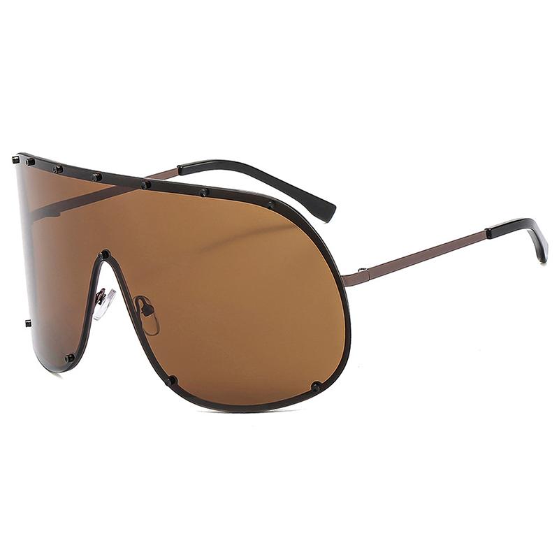 

Большие роскошные солнцезащитные очки для женщин и мужчин, современные цельные линзы, солнцезащитные очки, очки Uv400