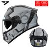 DOT Authentication AD Motorcycle Helmet, Full-face Helmet for Riding, Suitable for All Seasons, Warm and safe3C Certified Full-face Helmet