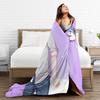 Kamishiro Rui Blanket Warm Graphic Plush Throw Blanket For Outdoor Travel Flannel Bedspread Bed Cover
