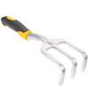 Garden Tools Cultivator Weeding Tool with Ergonomic Handle for Lawn Garden Farm Transplanting for Gardening Bonsai Tools
