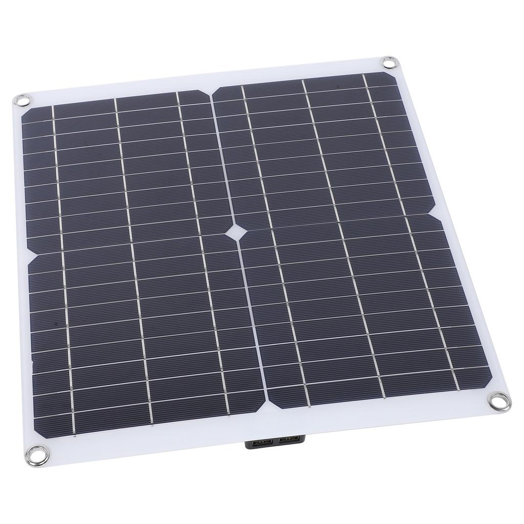 20W 18V Solar Panel Dual USB Output Outdoor Portable Mobile Phone Battery Charger