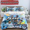 3pcs Duvet Cover Set (1*Duvet Cover + 2*Pillowcase, Without Core), Custom Name Manchester City FC Pattern Bedding Set, Home Bedroom Decor Gift