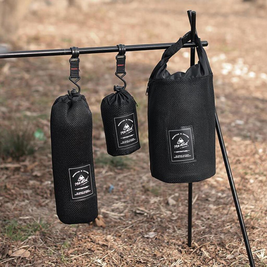 Geantă de depozitare anti-coliziune în aer liber, vase de gătit pentru camping, organizator de tacâmuri, care se transportă pentru tabără