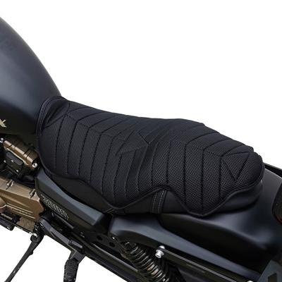 Dvouvrstvý potah na sedlo motocyklu, univerzální prodyšná síťovaná podložka sedla na motocykl, protiskluzový potah na sedlo motocyklu proti slunci
