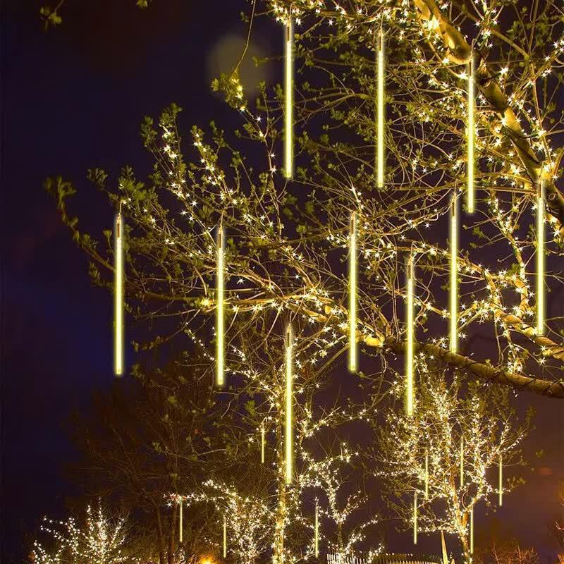 24V Outdoor LED Meteor Shower Waterfall String Lights