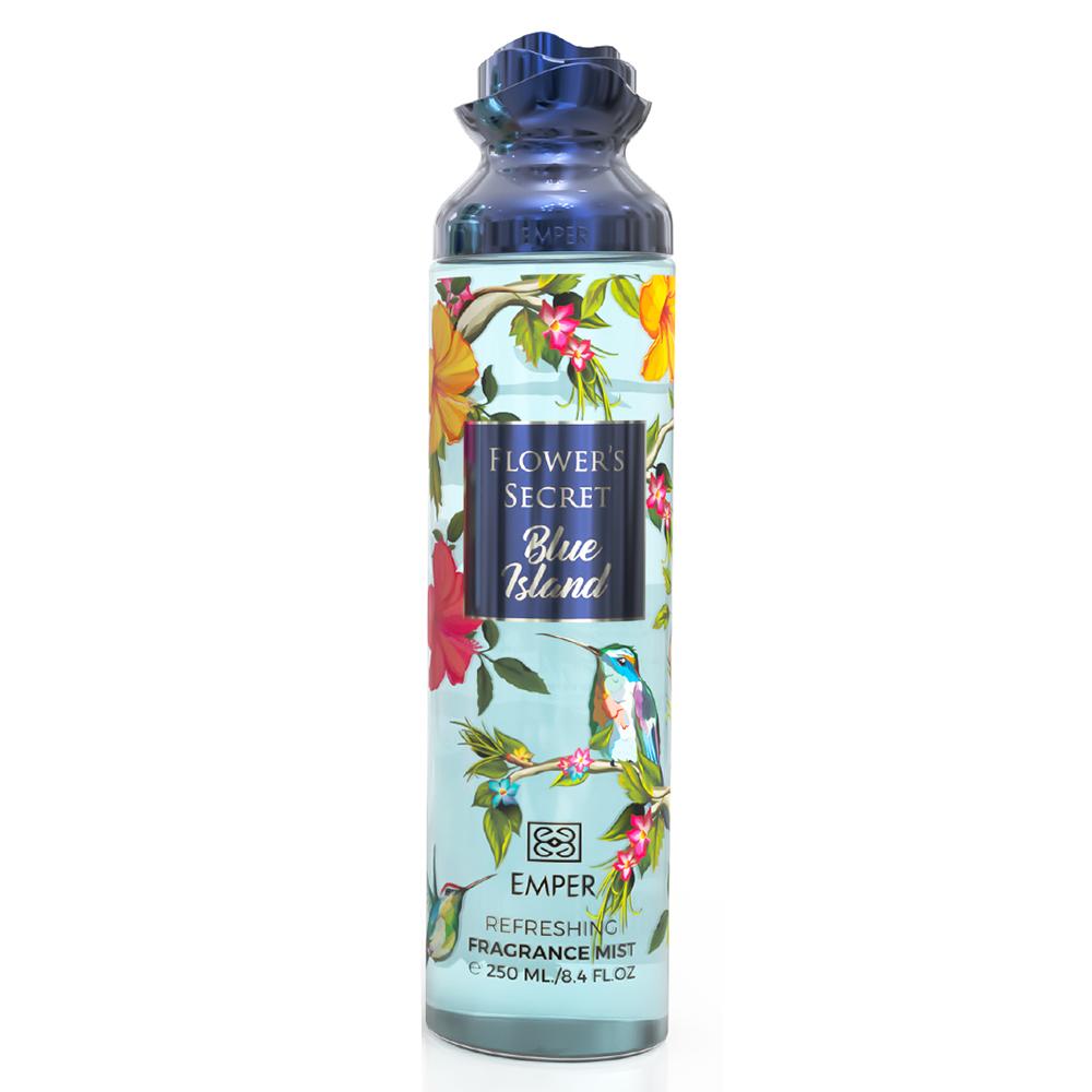 Flower Secrets Emper Ferahlatıcı Çiçeksi Koku Plume Vücut Spreyi 250ml. 8.3 FL.OZ Sprey Aromalı su