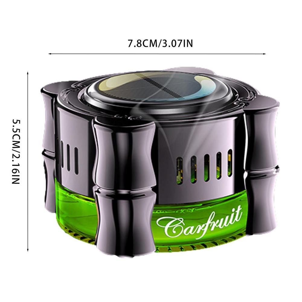 

Car Air Freshener Solar 60ml Car Perfume Scent Fragrance Air Purifier DIY Natural Essential Oil Diffuser 360 Degree Rotating