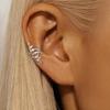 Branch Leaf Ear Cuff Non Pierced Hypoallergenic Vintage Copper Ear Clip Jewelry for Prom Party Wear