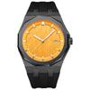 Luxury Men's Watch 30M Waterproof Colorful Dial Quartz Wristwatch Silicone Strap Business Casual Original Man Watch Reloj Hombre