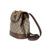 Gucci Ophidia Double G Logo Adjustable Shoulder Strap GG Supreme Canvas Mini Backpack Women Backpack Ebony Beige 795221-96IWG-8745