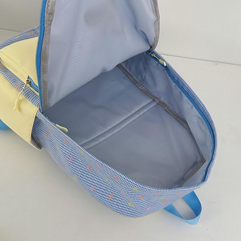 School Bag Summer New School Bag Women's Japanese Ins Small Fresh Cute Girl Heart Bow College Wind Travel Backpack