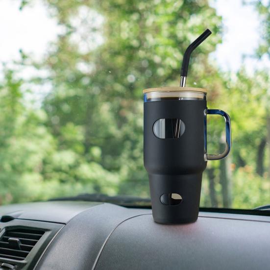 

1 комплект чашки для воды, стеклянный стакан большой емкости с крышкой и соломой, герметичная дорожная бутылка для воды для горячих/холодных напитков