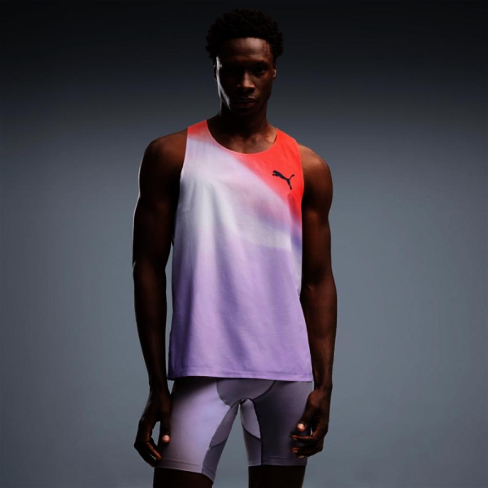 Puma Men S lightSpeed Ultraweave Graphic Singlet 528564 S