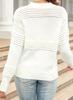 2023 Autumn Women's Trendy Solid Color Knitwear Long Sleeve Ribbed Pullover Sweater