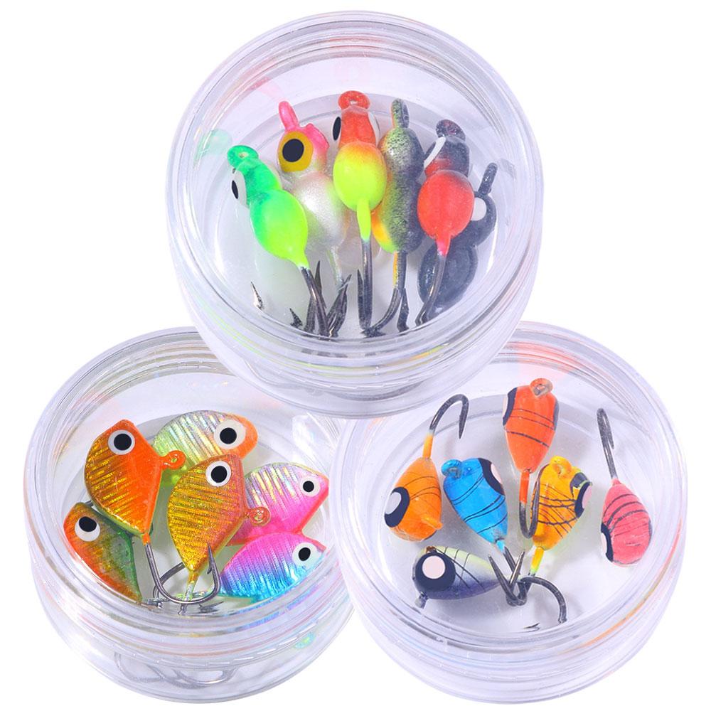 

Зимняя блесна для подледной рыбалки, тонущая головка, твердая приманка, УФ-люминесцентная, для соленой воды, для ловли окуня, рыболовные снасти с коробкой