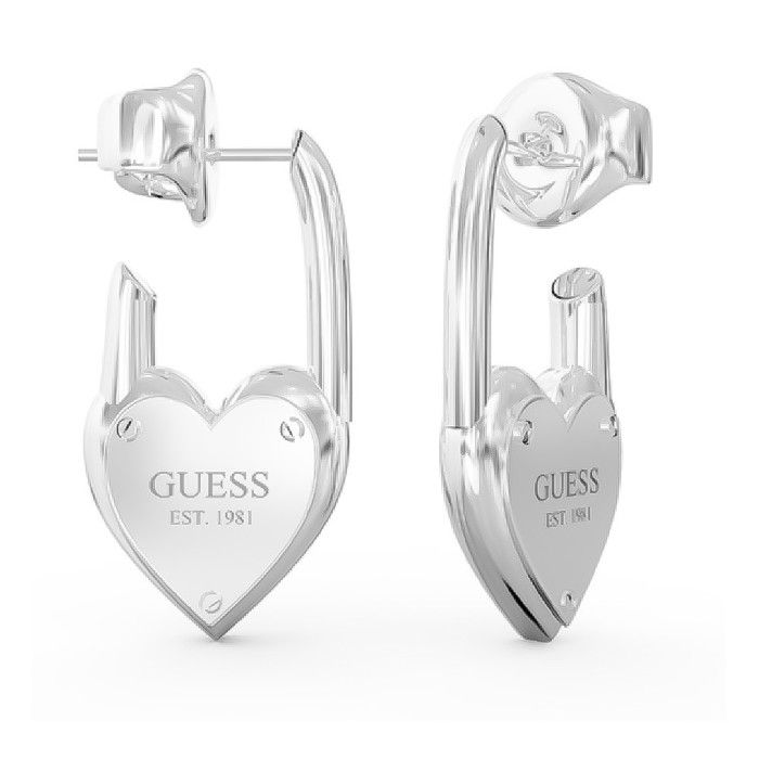 Boucles d'oreilles - GUESS - JUBE04214JWRHT-U - Acier inoxydable - Argenté - Femme