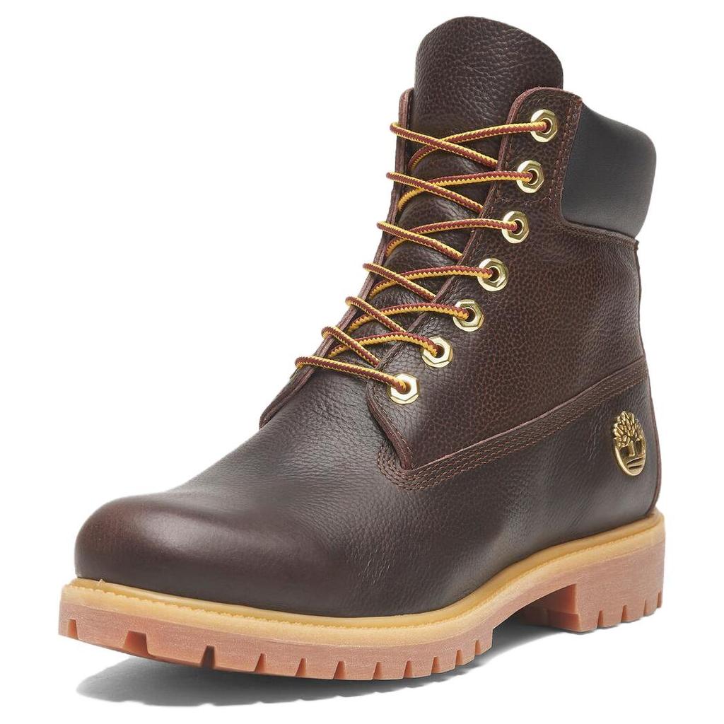 Timberland Premium Espresso Soft Comfortable Short Martin Boots Men Boots Brown A2P6WEXU