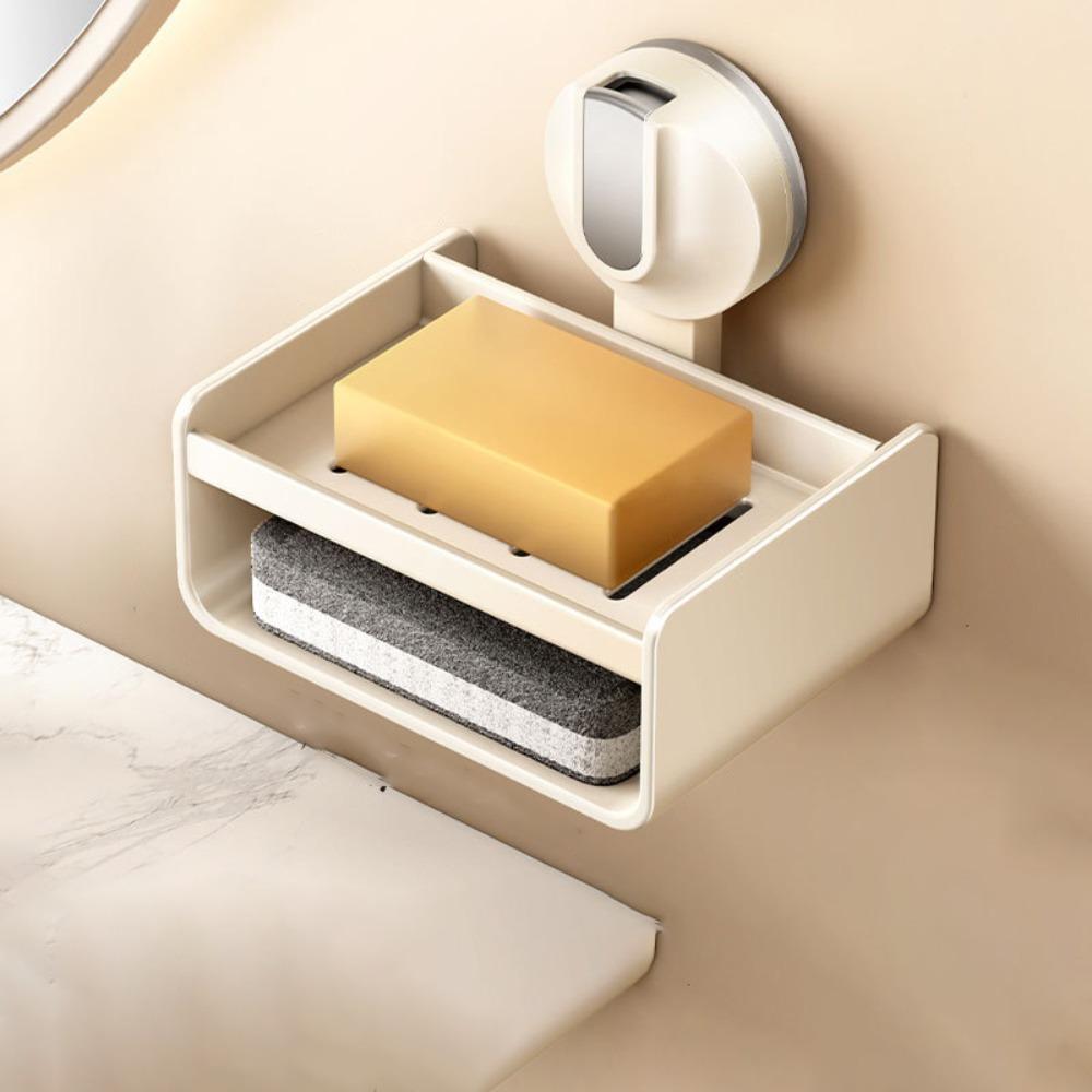 

Мыльница с присоской без отверстий, утолщенная настенная полка для слива белья, антикоррозионная, нержавеющая мыльница для ванной комнаты