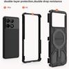 Odolné magnetické pouzdro Armor na telefon pro Xiaomi POCO X7 X6 Pro F8 Pro Ultra F7 F6 Pro Tvrdé PC Ochrana Bezdrátové nabíjení Nárazuvzdorný Kryt s nárazníkem