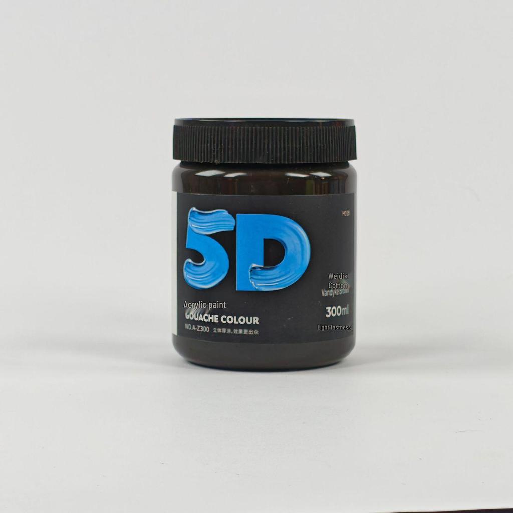Lata de Pintura Acrílica de 300 ml: Impermeable, Ideal para Estudiantes de Arte, Proyectos de Bricolaje y Arte Pintado a Mano por Niños