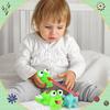 2pcs Stress Frog Toys Tongue Sticking Out Novelty Relief Squeeze Dinosaur Toy Sensory Toy Gift for Kids Adult Party