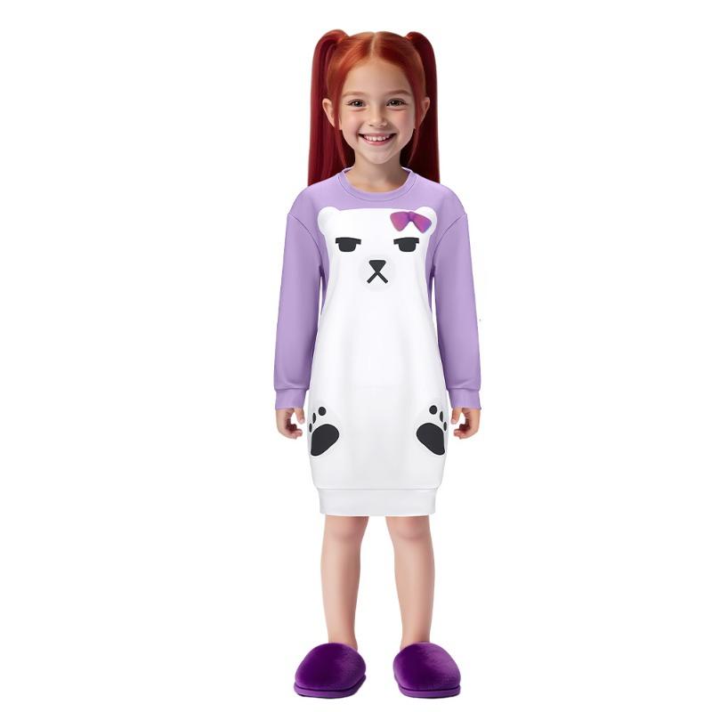 Witch Hunters Pajamas Mirazoe Purple Bear Orgy Party Suit