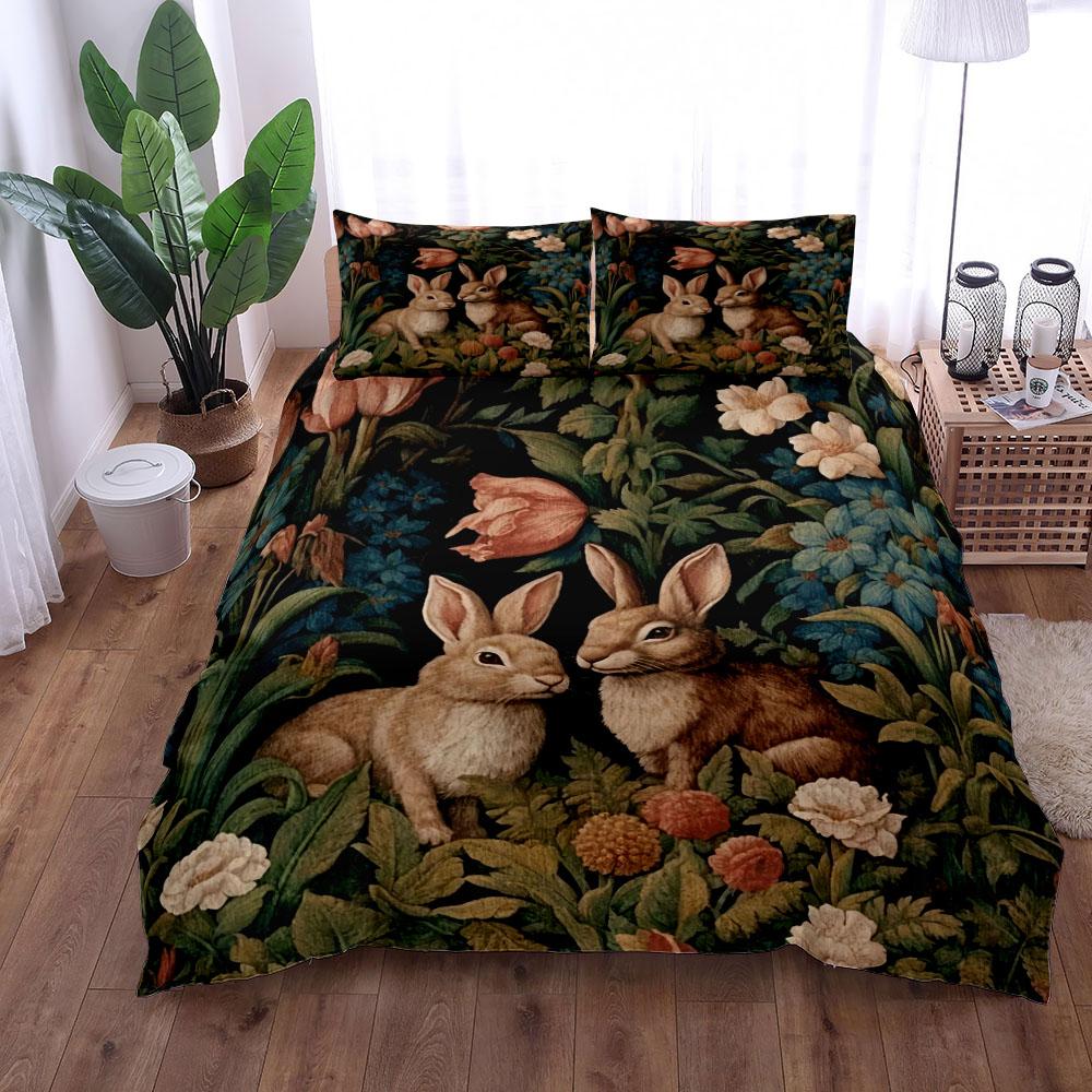 Wildtiere Hirsch Bettbezug Set EU Einzel Doppel King US Twin Full Queen Größe Bettwäsche Set