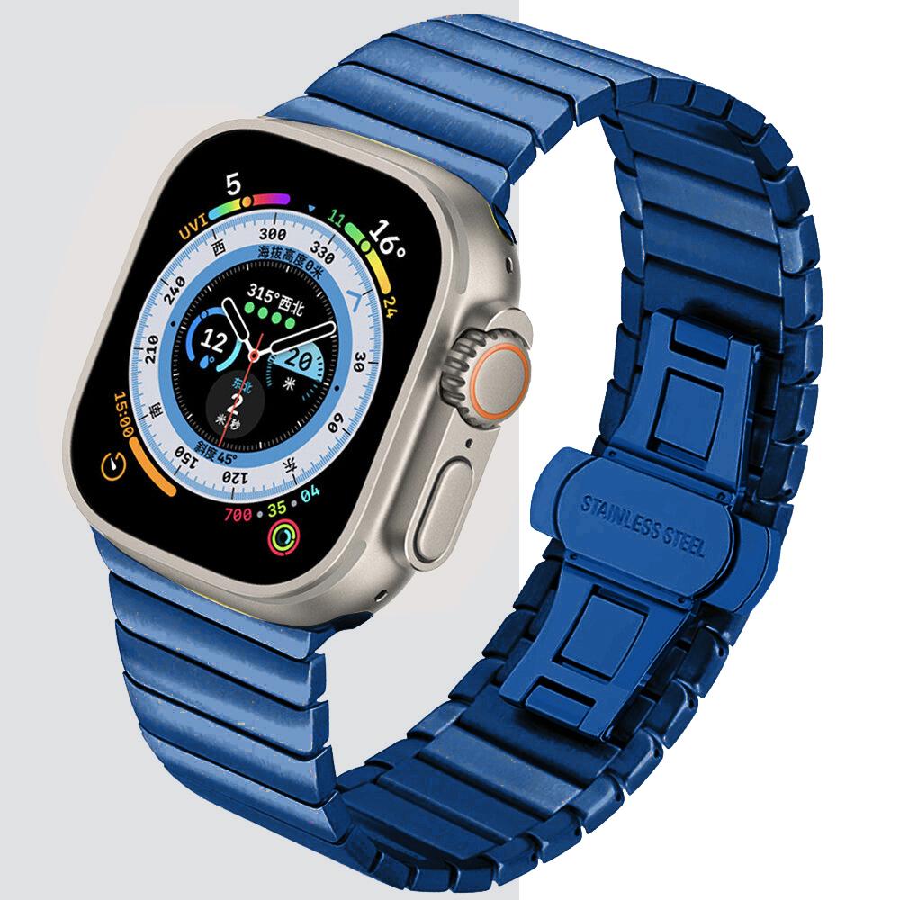 Luxury Link Watch Band for Iwatch Series 8 Ultra 7 SE 6 5 4 3 Stainless Steel Strap for Apple Watch Band Ultra Smartwatch Strap