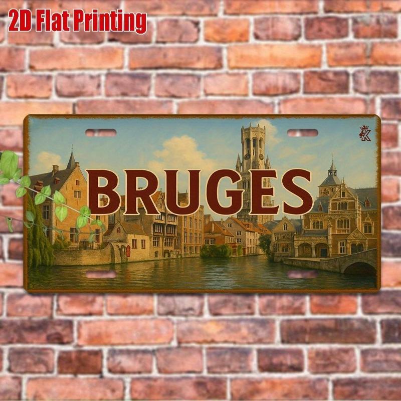 Metal Wall Sign Home Decor 15x30cm