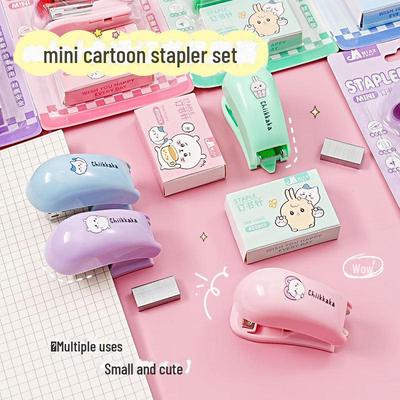 Lidemei Mini Stapler Set - Cute Student & Office Stationery