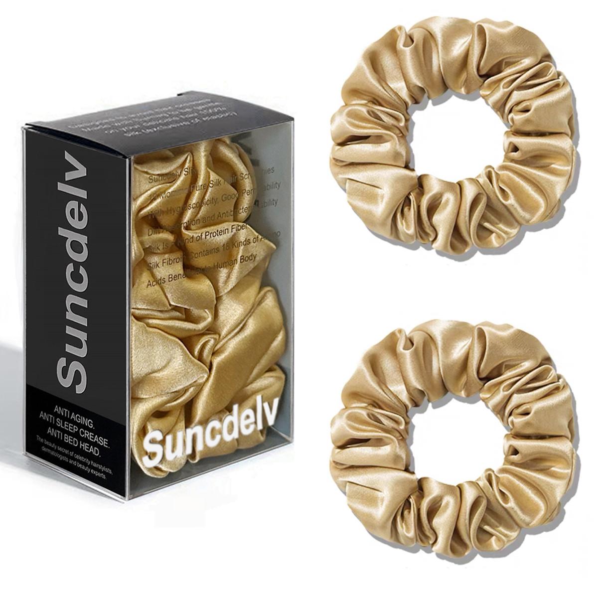 

2 шт 3,5 см шелковичные резинки для волос для женщин и девочек, резинки для волос для сна без повреждения, вьющиеся резинки для волос, держатель для хвоста