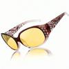 Sunglasses women's high-end sense European and American fashion polarized sunglasses hot-selling retro trend diamond-encrusted women's glasses