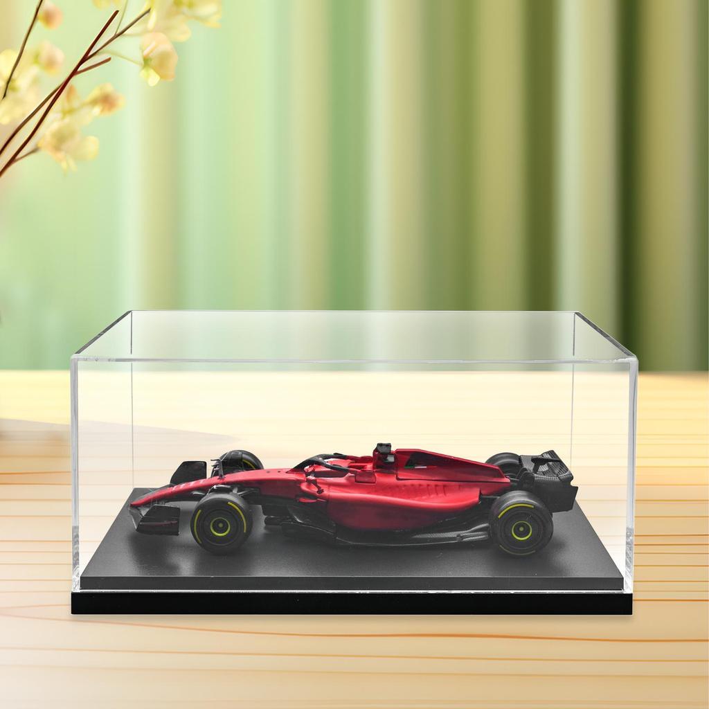 Clear Acrylic Case Storage Organizer Crafts Dustproof with Base Toy Cars Showcase Car Model Storage for Cosmetics Toys Souvenirs