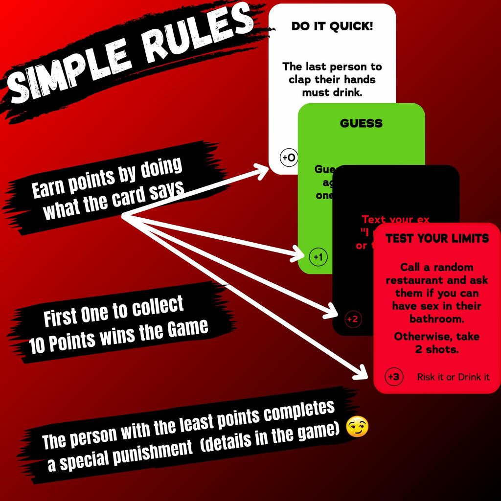 Fun Drinking Games for Parties: 150 Hilarious Dare & Danger Questions for Game Night - Party Pre-Game, College, Bachelorette Cards