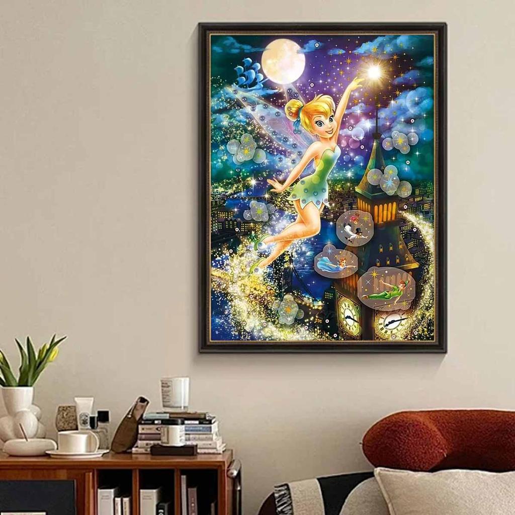 5D Diy Diamond Painting Beautiful Fairy Full Drill Rhinestones Mosaic Embroidery Handmade Products Home Decor Gift