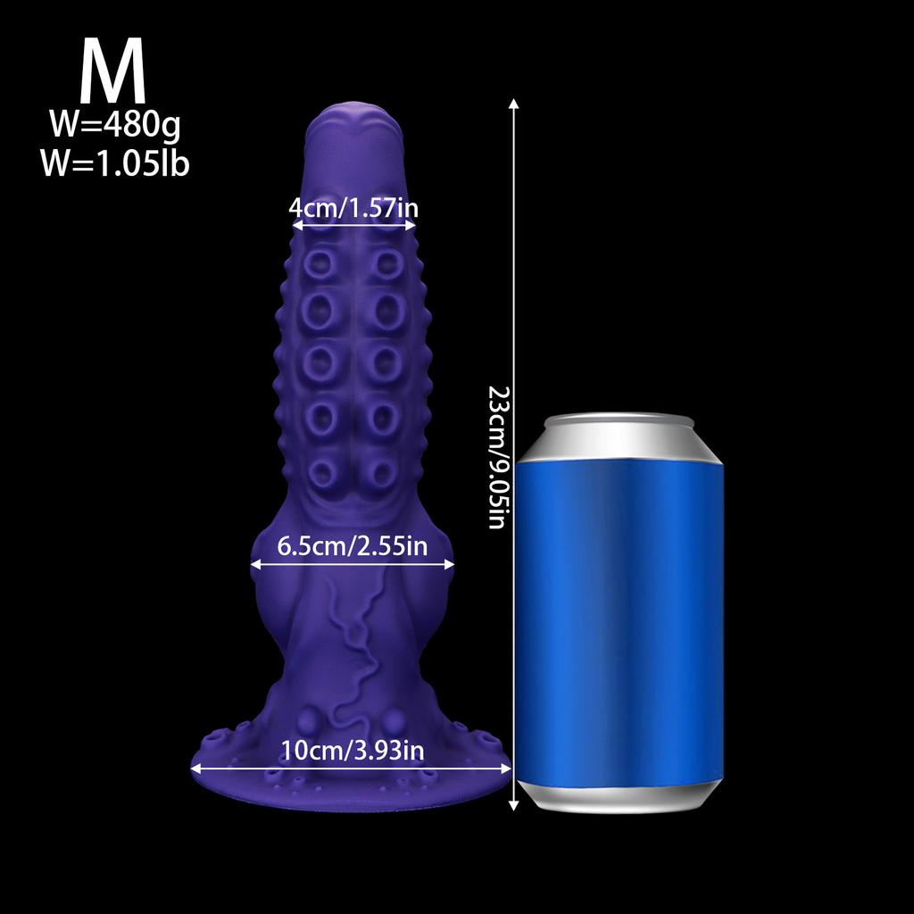 Octopus Tentacle Shaped Octopus Premium Silicone Anal Plug Penis Soft Anal Expansion Sex Toy