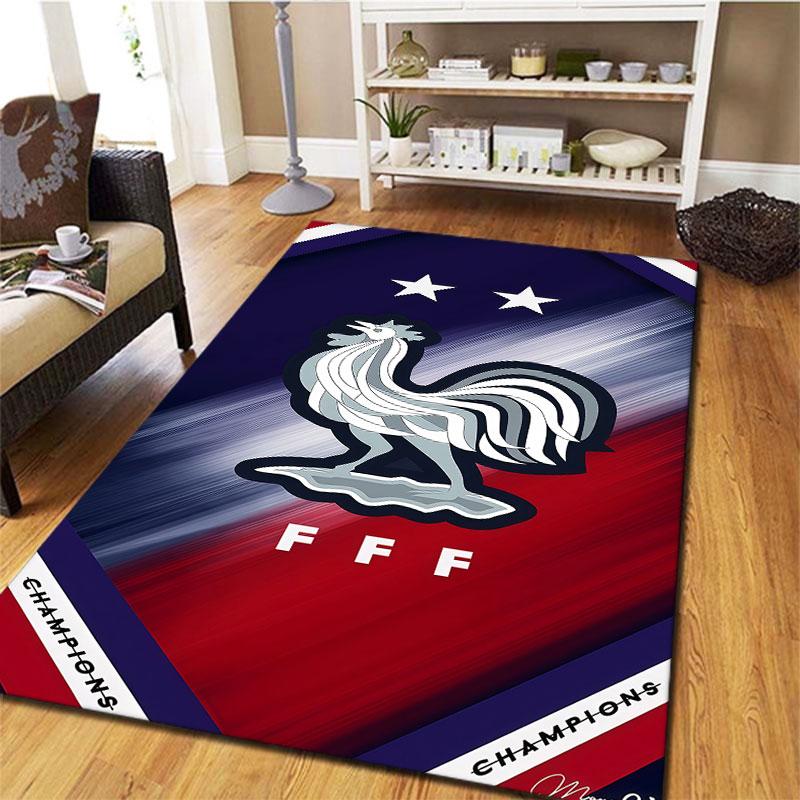 France National Football Team Carpet Rug for Living Room Bedroom Home Sofa Decoration,Kids play Non-slip Floor Mat