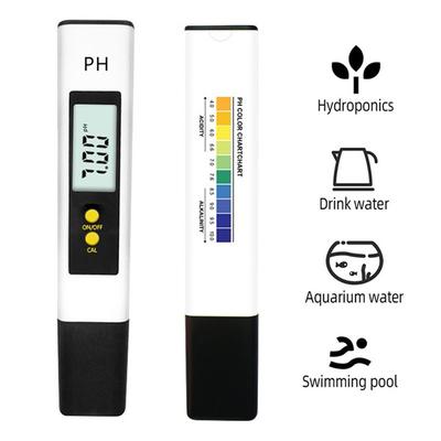 Dijital PH Ölçer Yüksek Hassasiyetli PH Test Kalemi Su Kalitesi Test Cihazı Monitör Su Kalitesi Monitörü Ölçüm Aracı