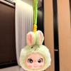 Unique Rabbit Head Plush Doll Pendant for Backpacks Soft and Cuddly Decoration Perfect for Gifts