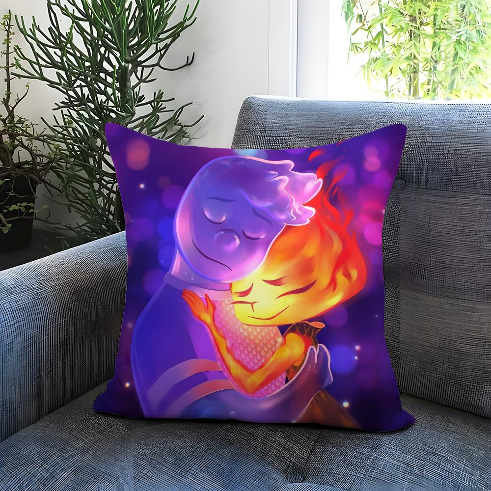 

POPULAR Ee-eelemental Cushion Cover Comfortable Reversible Pillow Cover Ideal for Car Sofa Bedroom & Beyond 30cmx30cm