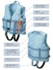 VAXPOT Kids' Floating Vest, Snorkeling Vest, Life Jacket with Foldable Crotch Belt Cover, VA-5251 BLU, 150cm