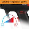 2000W 600℃ Profession LCD Digital Electric Heat Guns Adjustable Temperature-control Electric Hot Air Power Tool