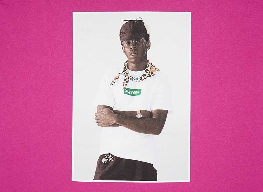 Supreme Tyler The Creator Tee Magenta